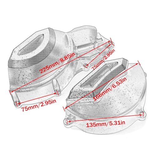 Couvercle de protection du stator moteur RS 660 antichoc et ultra résistant