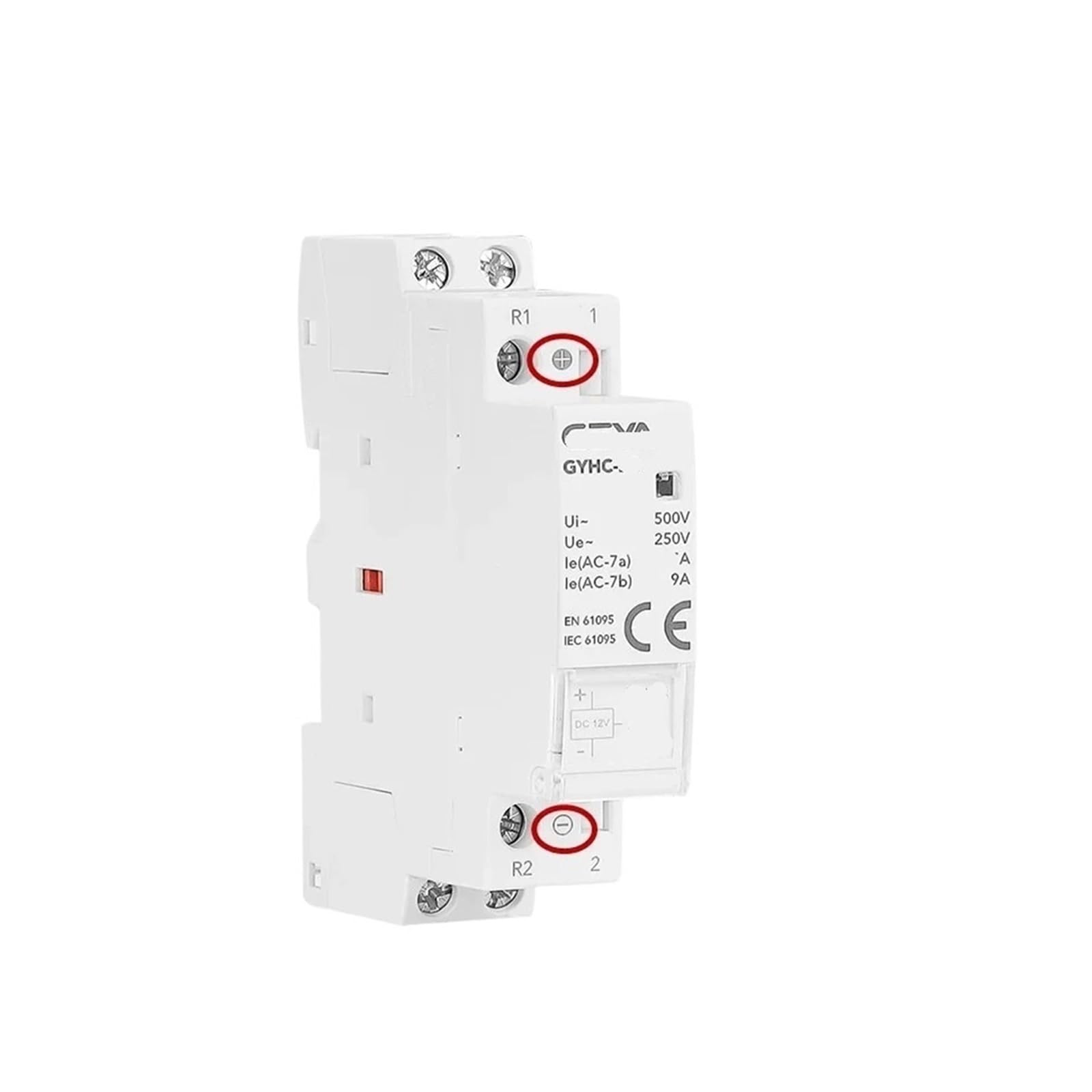 Contacteur modulaire isolation circuit 25A 1NO1NC pour éviter les surcharges