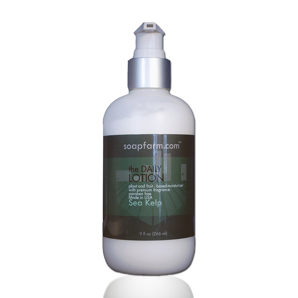 The Daily Lotion for Men 9 Oz. By Soap Farm (Eucalyptus Mint)