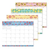 S&O Fresh Fruity Magnetic Fridge Calendar from January 2026-June 2027 - Tear-Off Refrigerator Calendar to Track Events & Appointments - 18 Month Magnetic Planner for Fridge for Easy Planning-8'x10' in