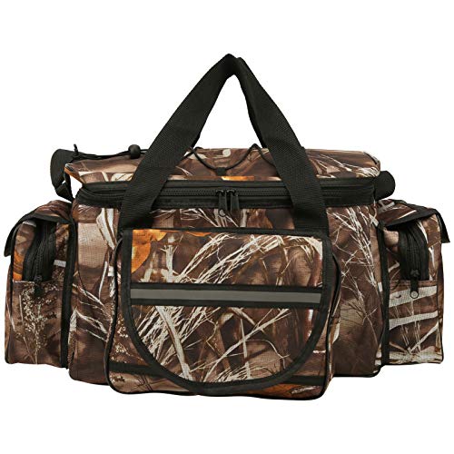 WIHFHGZ Bolsa de Oxford Grande Capacidad, Bolsa Multifuncional con Bolsillos para Pesca, Material Resistente y Durable, 50 x 25 cm - Correa de Hombro Ajustable, Diseño Impermeable, Ideal