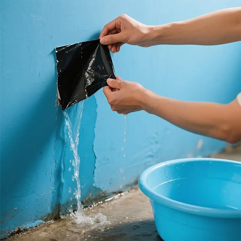 Leak-Proof Tape for Indoor and Outdoor Use Adhesive Tape for Homes, RVs, Roofs, Pipes, Pools - Black/White Options, Waterproof Tape for Sealing and Leak Repair