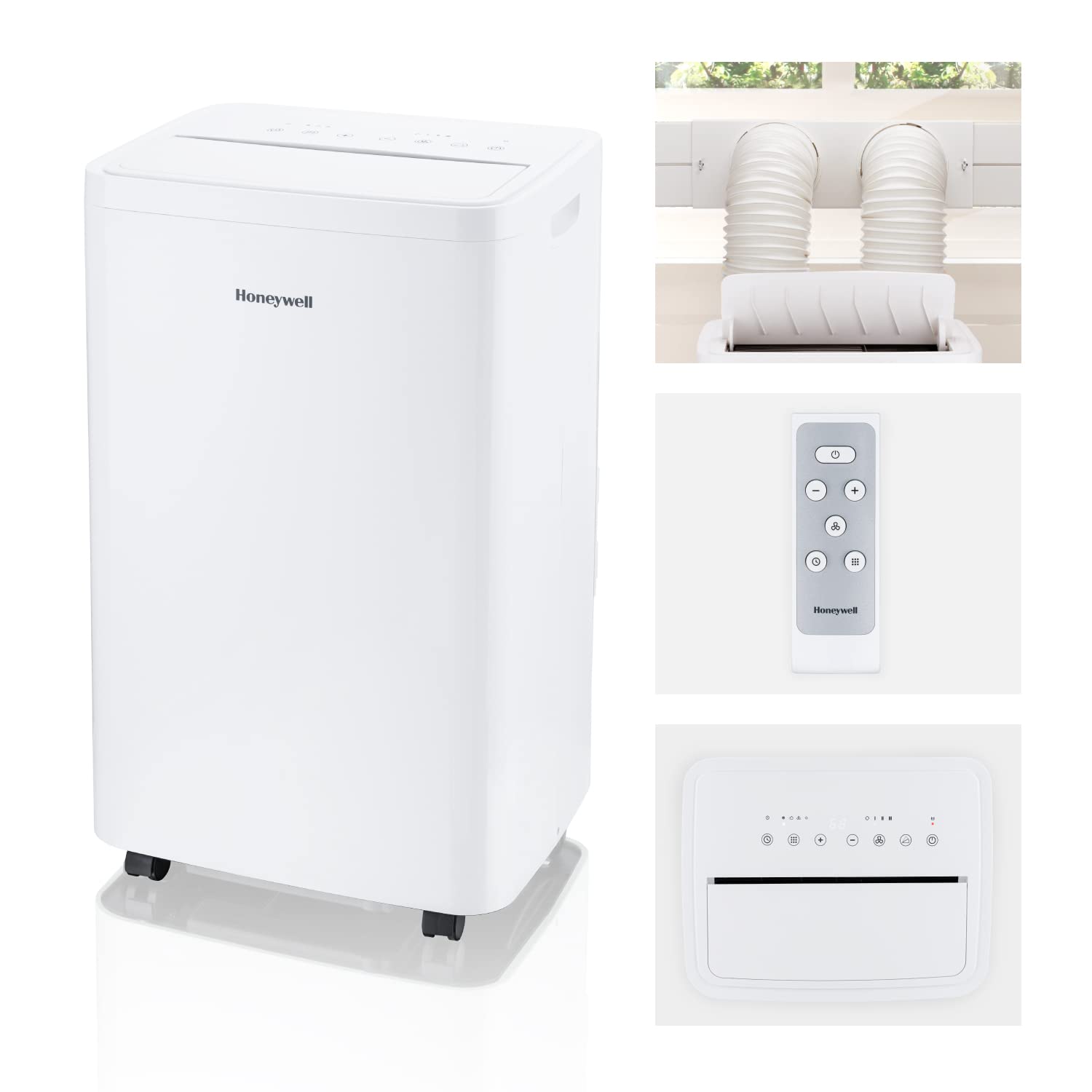 Honeywell 14 500 BTU 101 Pint Portable Air Conditioner and Dehumidifier Cools Rooms Up to 700 Sq Ft