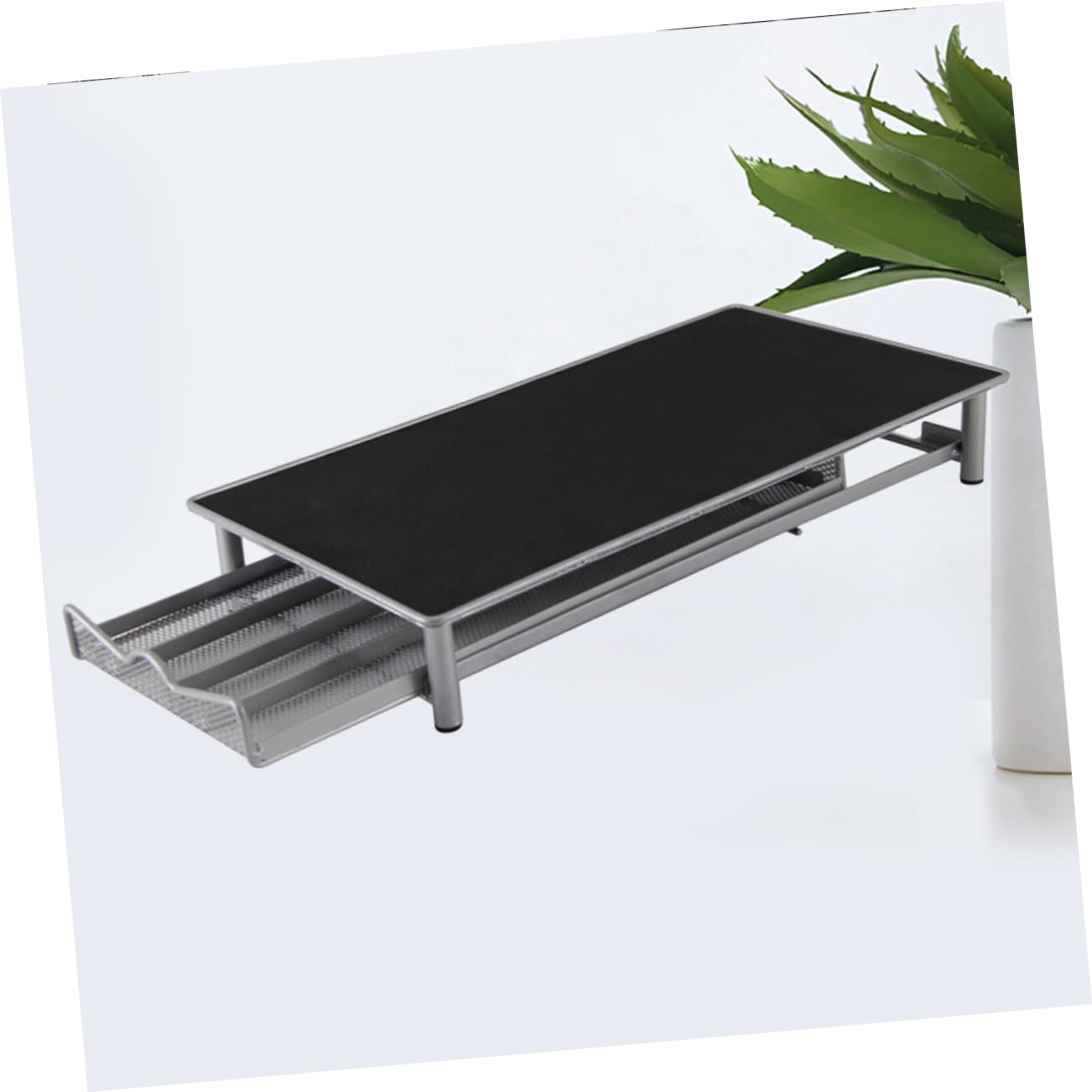 Porta Capsule Cassetto in Metallo, Organizer 40 Pezzi | Nero, Struttura Compatta e Leggera, Adatto a Cucina e Ufficio, Formato 1 Pezzo