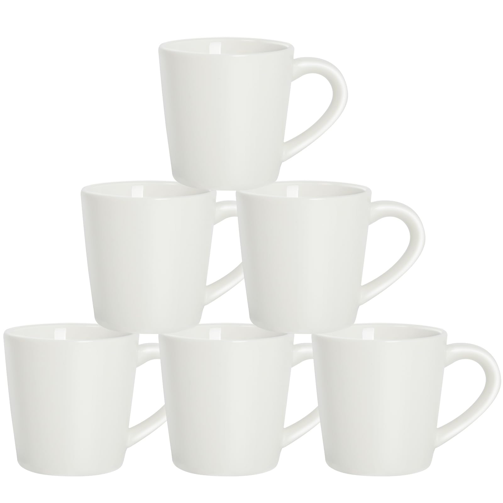 Topadorn Ceramic Mini Cups Set Of 4 - 4.23 Oz Espresso Mugs, Dishwasher Safe, Perfect For Coffee & Tea