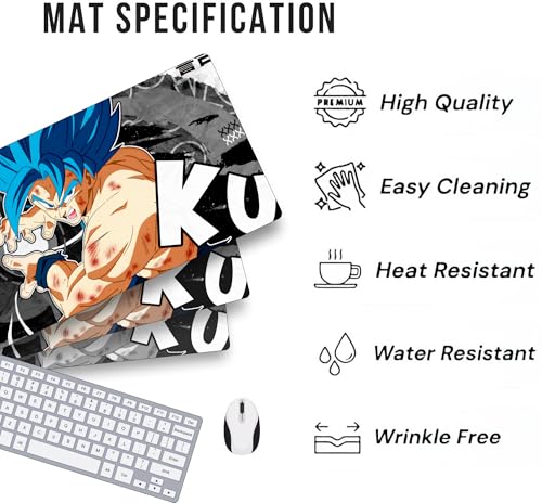 Image of Extra Large Non-Slip Gaming Mouse Pad (23x11.5 in) - Extended Desktop Mat for Computer Keyboard and Mouse (20-KEYPAD)