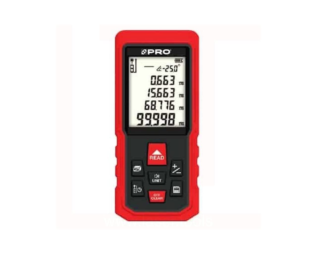 MEDIDOR DISTANCIAS LASER IP54 100M