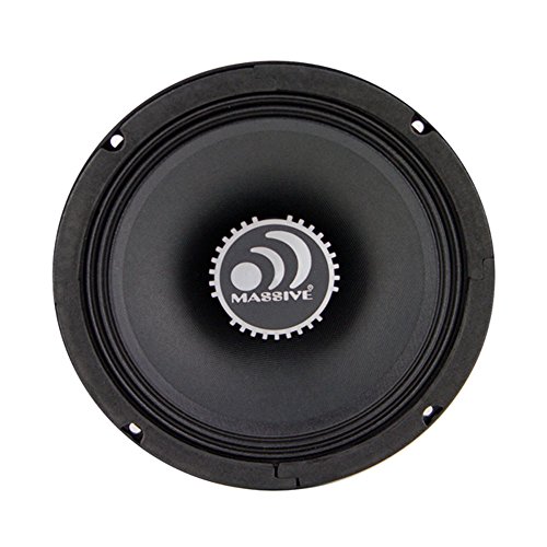 Massive Audio M8S Ms Series. 8 Inch, 300 Watts, 4 Ohm Pro Audio Midrange Shallow Mount Speaker For Cars, Stage And Dj Applications. Sold Individually. #TOP1