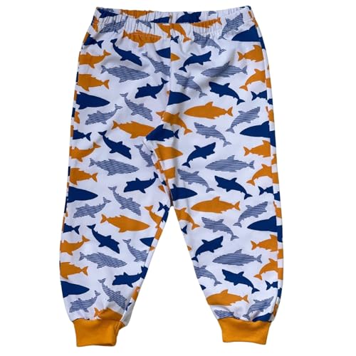 Pijama Infantil Menino Interativo - Tubarão Aventureiro (3, Azul)