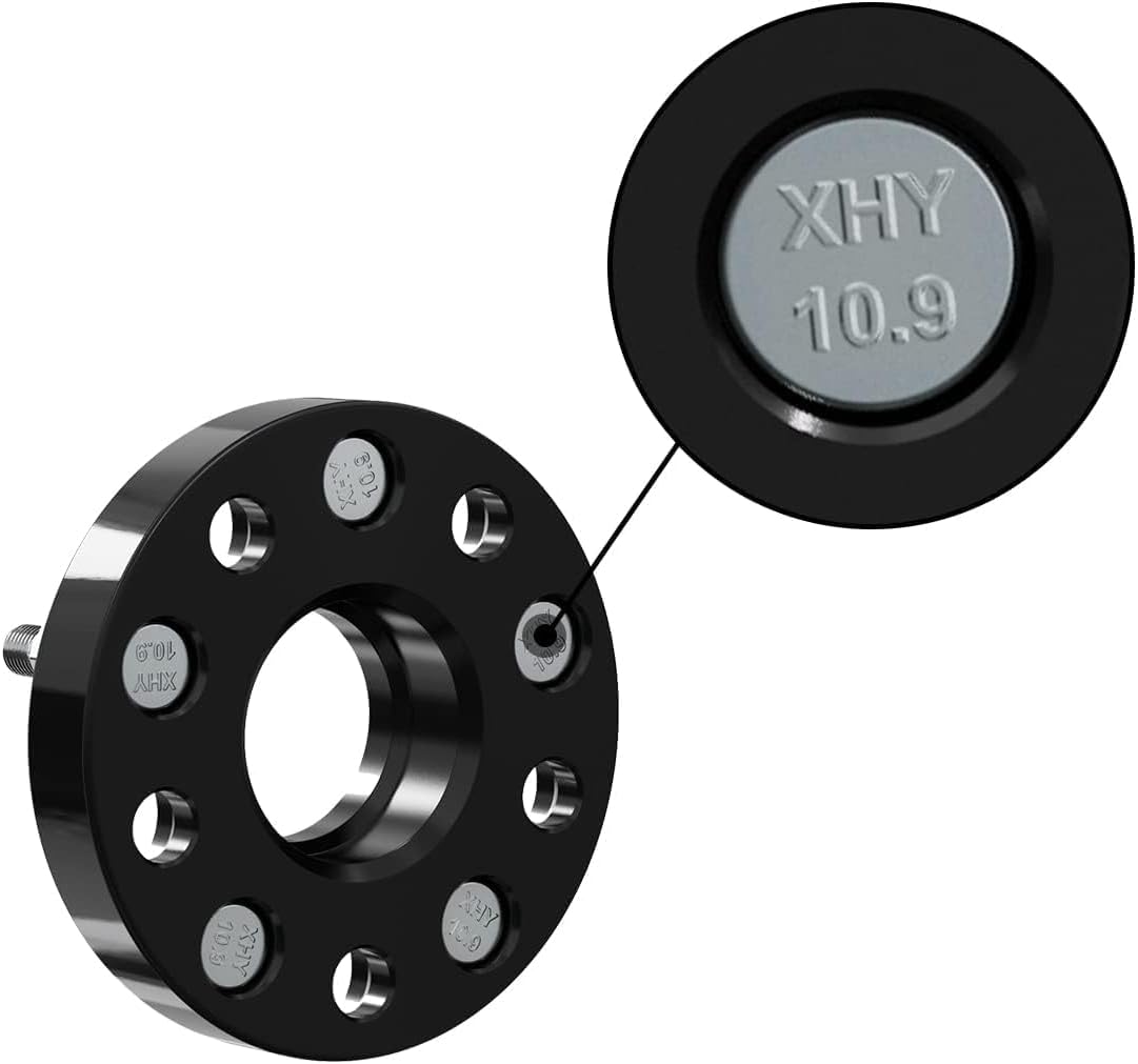 KAX 5x4.5 Wheel Spacers,1" Hub Centric Wheel Spacer Adapters with M12x1.5 Studs 60.1mm Hub Bore,4pcs fit for Camry, RX350, RAV4, Camry, Camry, Camry, Avalon, ES350, Camry, RAV4, Camry, Camry, IS2
