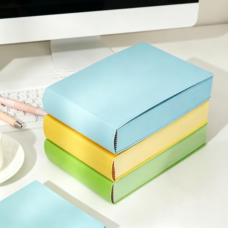 Cuaderno A5 de tapa dura con páginas arcoíris para guardar tus pensamientos diarios 5