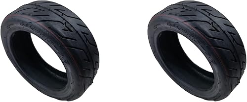2pcs 10X2.70-6.5 Neumático 10 pulgadas Sólido Neumático Espesamiento y Resistencia al Desgaste Neumático Scooter Eléctrico Piezas