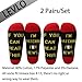 LEVLO News TV Fans Inspired Gift If You Can Read This Cotton Socks Mother's Day Graduation Teacher Christmas Gifts (2 Pairs/Set-Ankle-3)