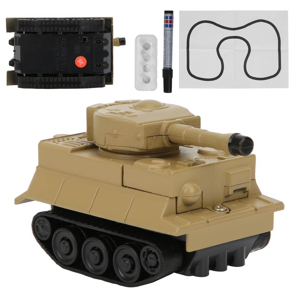 JTLB Línea de Dibujo Interactiva Que Sigue Al Coche Robot, Juguete Educativo Inductivo con Pluma de Inducción para Niños (777-006 Tanque JTLB Línea de Dibujo Interactiva Que Sigue Al Coche Robot, Juguete Educativo Inductivo con Pluma de Inducción para Niños (777-006 Tanque