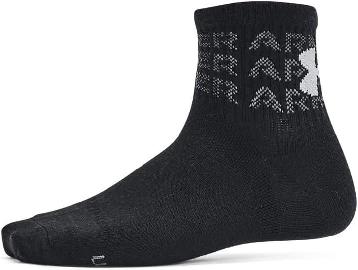 Under Armour Unisex-Child Youth Essential Quarter Socks 6 Pack - Image 4