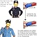 Police Security Warning Toys Car Bike Lights LED Emergency Hazard Flashing Strobe Waterproof Lights Bar, Blue & Red Safety Clip on Light, Hands-Free Flashlight for Officer & Dress Up Costume Role Play