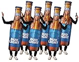 Rasta Imposta Bud Light Beer Bottle 6 Pack Costume Group
