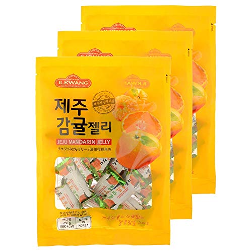 Ilkwang Jeju Tangerine Jelly 280g pack de 3 miniatura 1