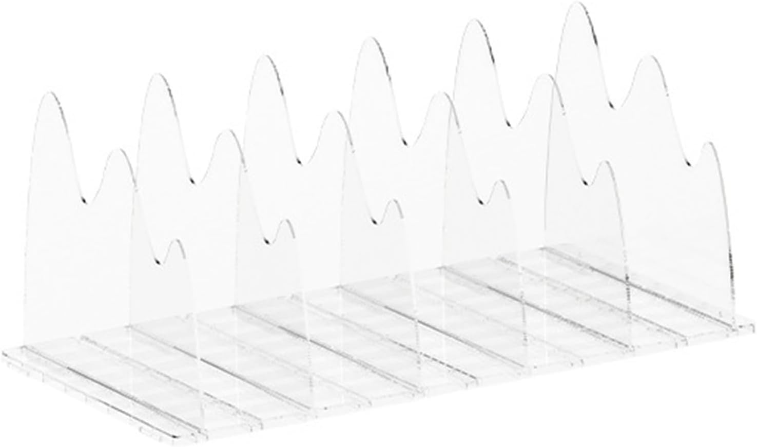 Space Saving Bag Display Organizers Adjustable Acrylic Shelf Divider Storage for Bags and Accessories Shopping Bag