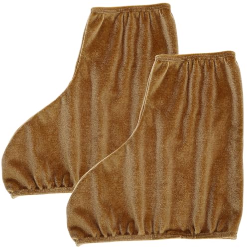 LUOZZY Ice Skate Guards Ice Skates Shoes Covers for Kids Youth Adult Hockey Skates Skating Cover Ice Skates Accessories, Light Brown