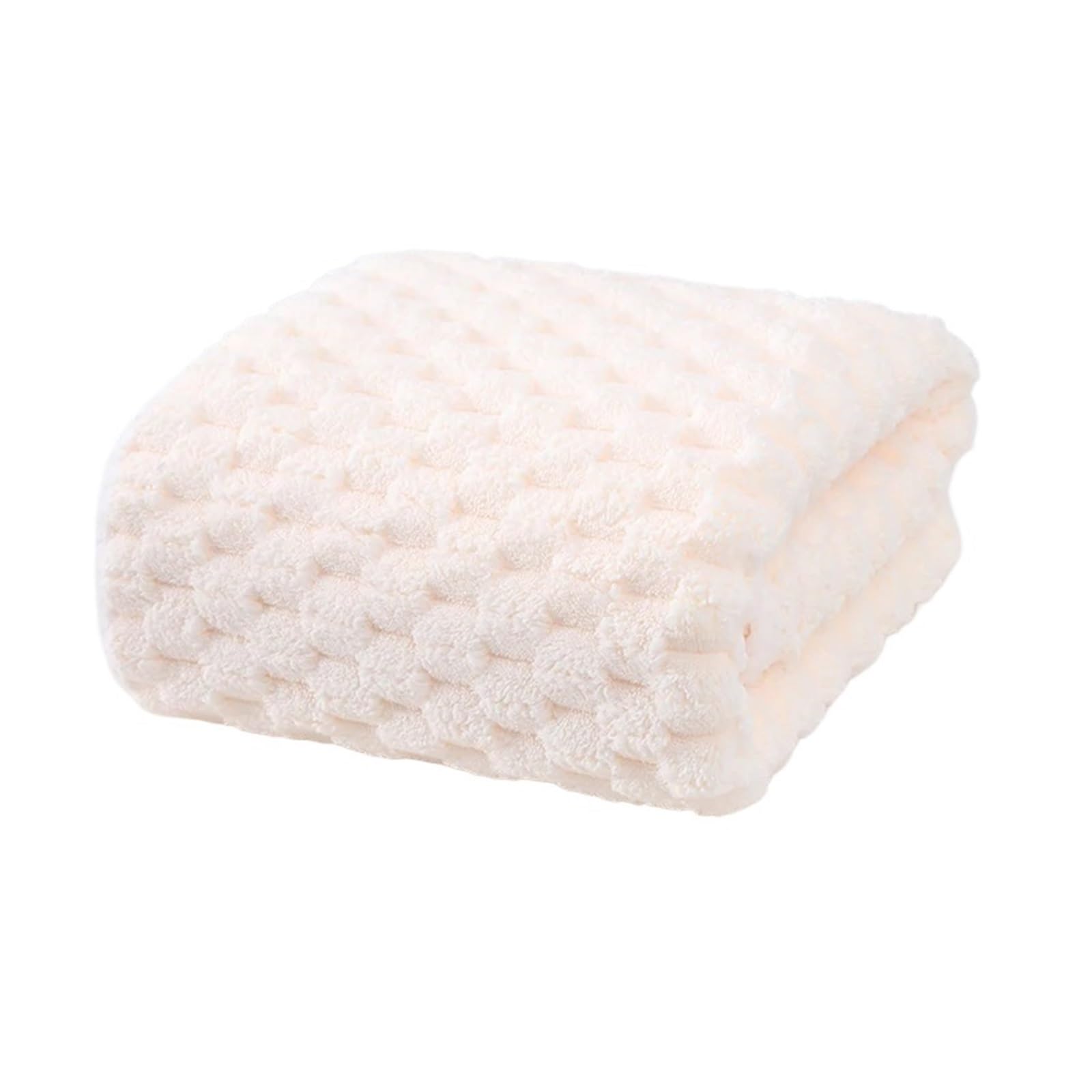 FGUJSUR Bath Towel Coral Cloud Velvet Towel Thickened Bath Strong Water Absorption Microfiber Quick-drying Skin-friendly Face Wash(WHITE,Bath towel-70x140cm)