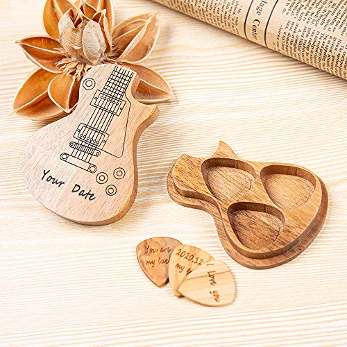 Jewelora Médiator Médiators pour Guitare Custom Pack de 3 pièces dans des Médiators en bois Personnalisés avec Guitare… - Les Beatles, Paul McCartney, John Lennon, RIngo Starr, George Harrison Jewelora Médiator Médiators pour Guitare Custom Pack de 3 pièces dans des Médiators en bois Personnalisés avec Guitare… – Image 6