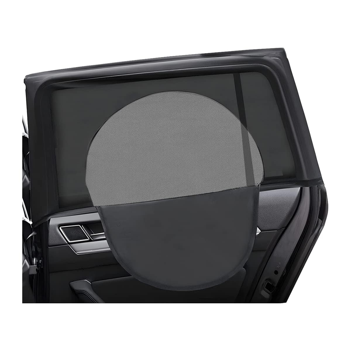 HVCRJY 2 Pcs Car Sun Shade Fits Ford Kuga (CX482) Titanium/X/St Line 2019-2023 2024, Window Screen Mesh Curtain Scratchproof Fly Net Side Window Car Mosquito Netting,Rear Window