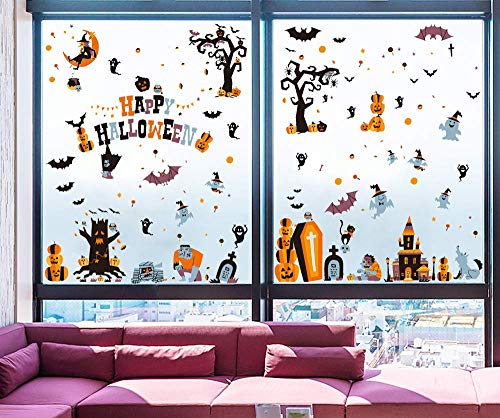 Ccineehalloweenwindowstickers10sheetswindowclingsdecalsforpartydecorationindooroutdoorhomedecor Urban Country Home Decor Ccinee halloween window stickers 10 sheets window clings decals for party decoration indoor outdoor home decor urban country home decor