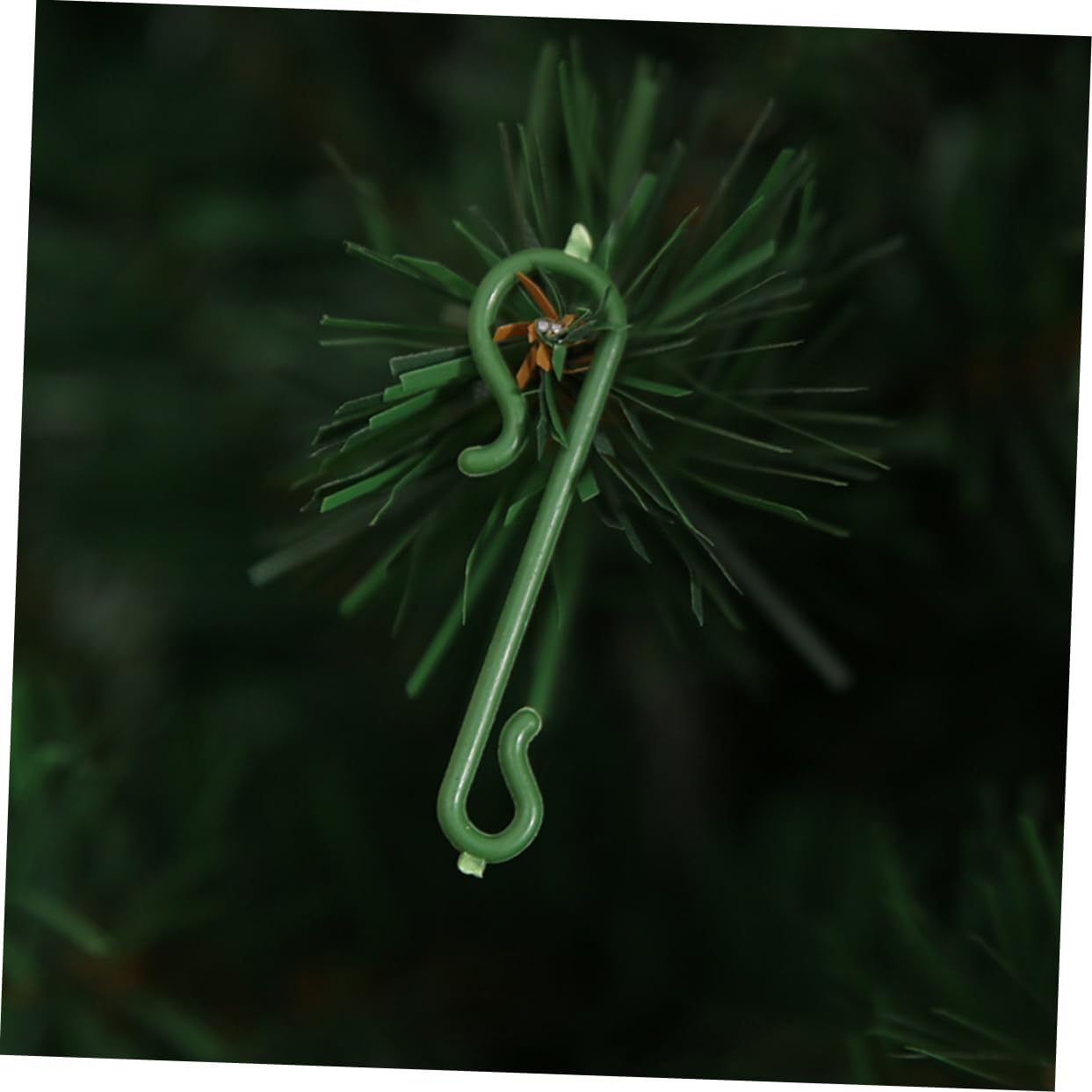 500 Pcs Christmas Tree Hooks S-Shaped Plastic Ornament Hangers for Decorations