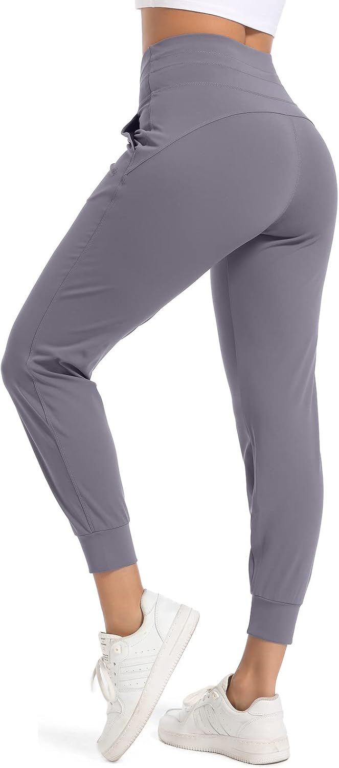 STRETCHUP Women's Joggers Pants Lightweight Running Sweatpants with Pockets Athletic Tapered Casual Pants for Workout,Lounge - Image 2