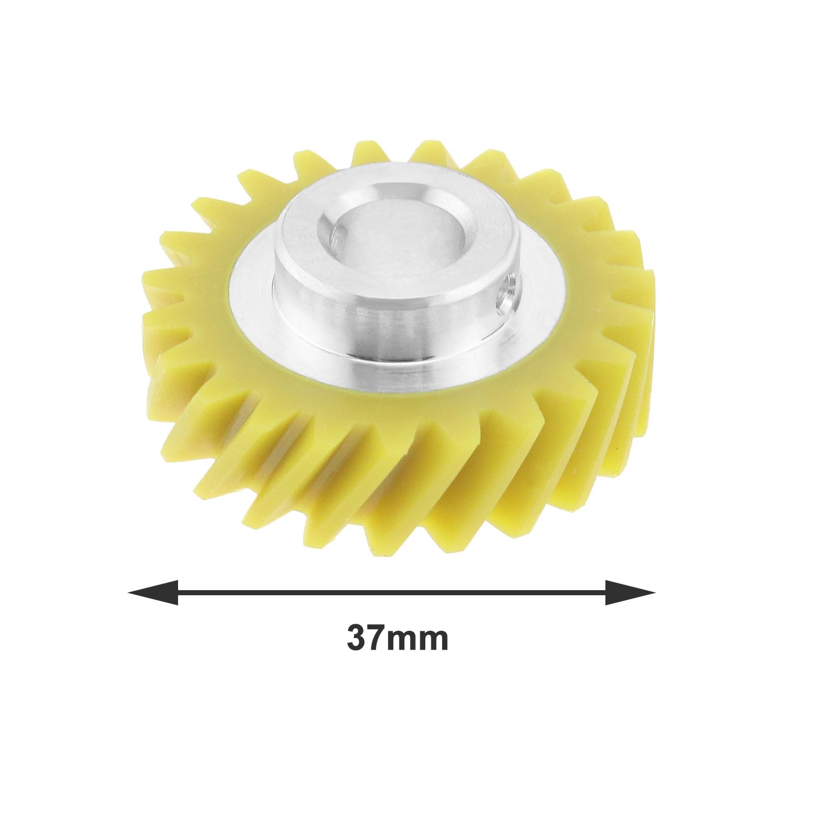 W10112253 Sostituzione ingranaggio a vite senza fine miscelatore giallo | Compatibile con KitchenAid 5KSM150, 5KSM45, 5KSM90, 5KSM125, 5KSM175 5KSM185 5KSM156 5K45SS