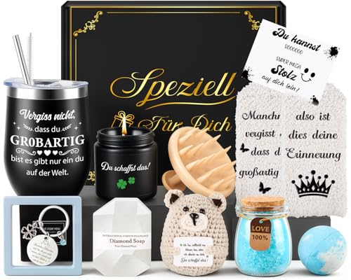 Giftota Thermosflasche Geschenkeset für Frauen SX Schwarz