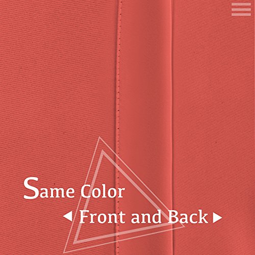 Turquoize Coral Window Treatment Blackout Curtains Thermal Insulated Room Darkening Solid Grommet Panels For Bedroom Living Room (Set Of 2, 42 By 84 Inch Long) #TOP3
