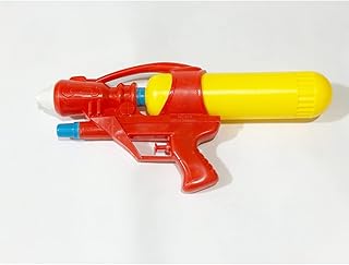 ألعاب مائية صيفية، عبوة من 3 قطع من قاذفات حمام السباحة باللون الأزرق والأبيض والأحمر وخزان بسعة كبيرة (أحمر)