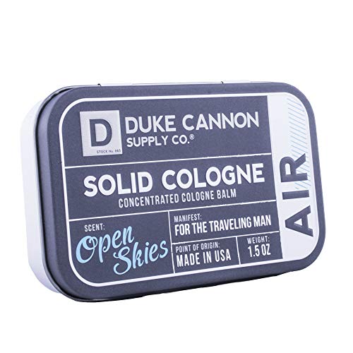 Duke Cannon Men's Solid Cologne, 1.5oz. - Air (Open Skies Scent)