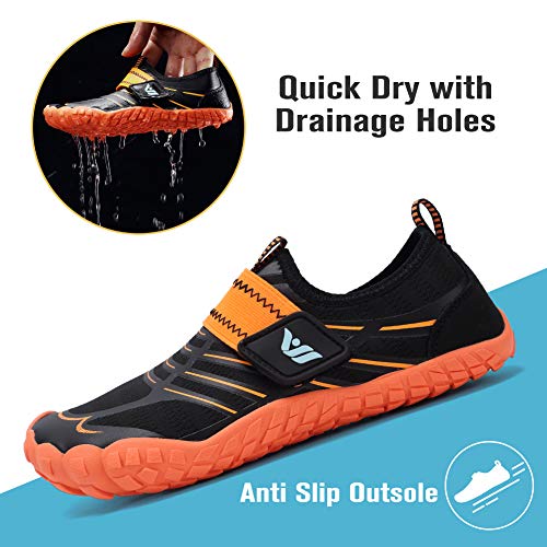 CIOR Kids Boys & Girls Water Shoes Sports Aqua Athletic Sneakers Lightweight Sport Fast Dry Shoes(Toddler/Little Kid/Big Kid)3