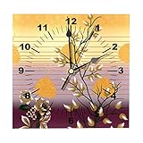 【DECORAZIONE】: Ciascuno dei nostri orologi ha bellissimi motivi, stili carini, eleganti e semplici. È molto adatto per pareti di qualsiasi colore come soggiorno, camera da letto, cucina, aula, ufficio, sala da pranzo, caffetteria, biblioteca, ecc.