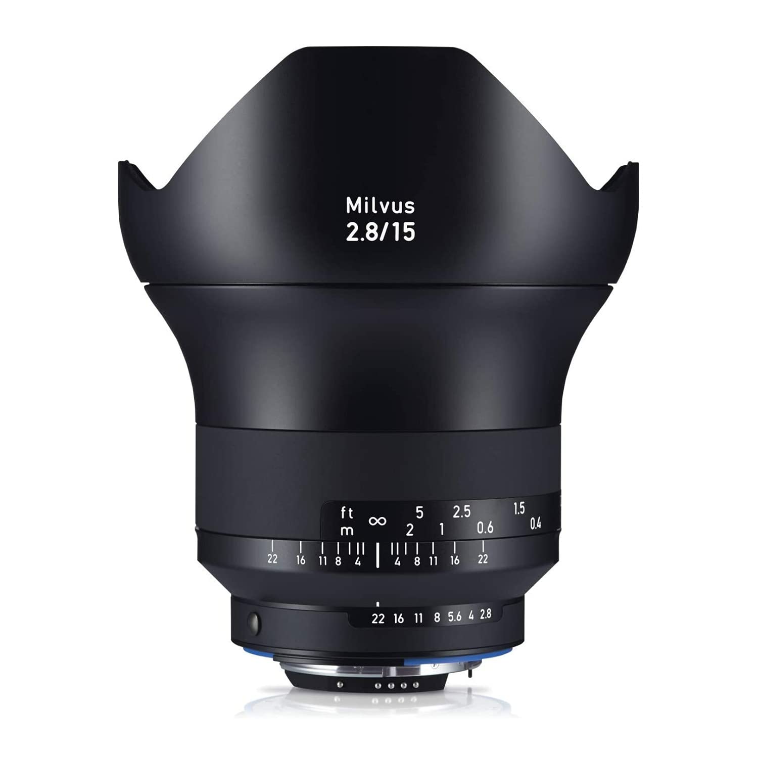 ZEISS Milvus 15mm f/2.8 Full Frame Camera Lens for Nikon F-Mount ZF.2, Black