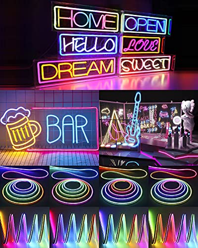Tira LED Neon RGB Flexible 5M IP65 12V DC WS2811 miniatura 6