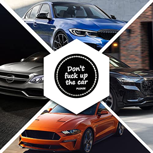 Msyuusr 4 Pcs Bling Car Cup Hoder Coaster, Crystal Rhinestone Silicone Anti Slip Insert Coaster, Universal Car Accessories For Most Car Interior (Black & White) #TOP5