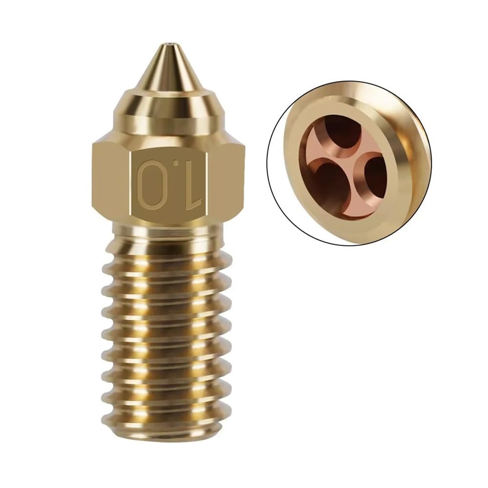 Düsen passend for Neptune 4 und Pro 3D-Drucker Messing Hotend(A,0.4mm 1pcs)