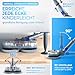 Testsieger - Wischaufsatz für Dyson V7/V8/V10/V11/V15/Gen5 - elektrischer Staubsauger - Wischmop Aufsatz - Nass und Trockensauger - mit abnehmbarem Wassertank, Füllbehälter & 8 waschbaren Mops