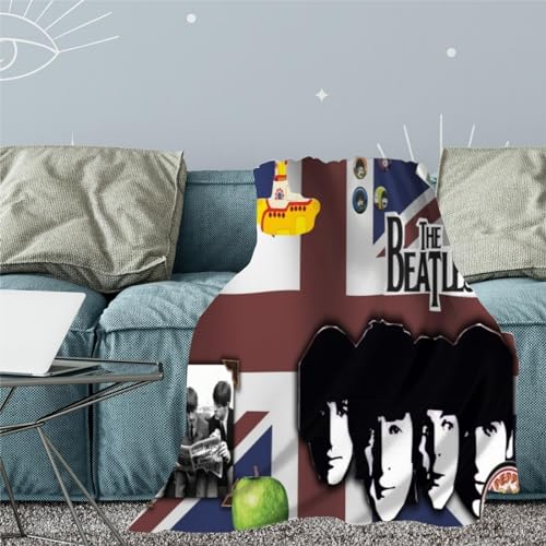 CHEWYZ Couverture imprimée en 3D The Beatles-Couverture Tendance en Peluche pour Enfants,garçons,Filles,Adultes-Couverture en Flanelle pour canapé-lit (150x200cm) - Les Beatles, Paul McCartney, John Lennon, RIngo Starr, George Harrison CHEWYZ Couverture imprimée en 3D The Beatles-Couverture Tendance en Peluche pour Enfants,garçons,Filles,Adultes-Couverture en Flanelle pour canapé-lit (150x200cm) – Image 7