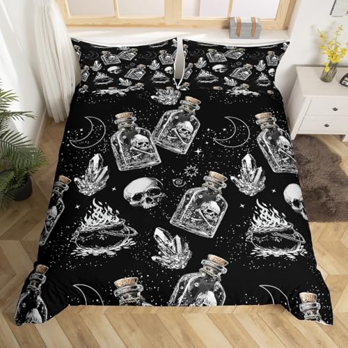 Homewish Ropa de cama de Halloween con diseño