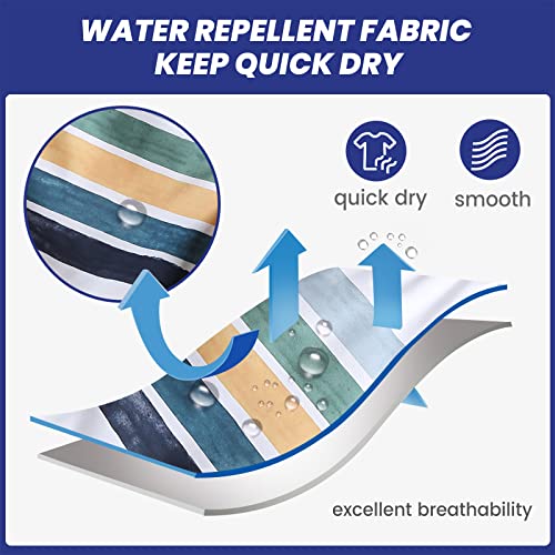 Image of maamgic Mens Slim Fit Swim Shorts Swim Trunks 7 inch Quick Dry Mens Bathing Suits with Mesh Lining