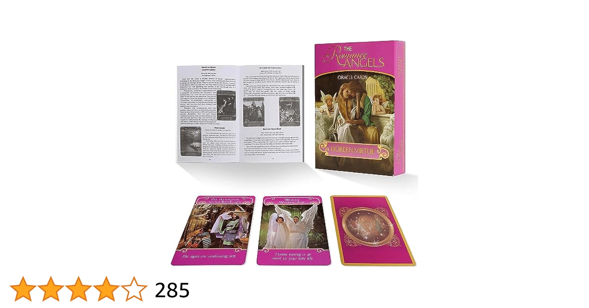 文学・小説 The Romance Angels Oracle Cards The Romance Angels Tarot Oracle Cards Deck|The 44 Romance