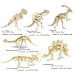 3D Wooden Animal Puzzle T-rex,Spinosaurus,Longhom,Brontosaurus,Tricerotops,Stegosaurus 3D DIY Assembly Model Gift Toy For Kids And Adults (6 Piece /Set)