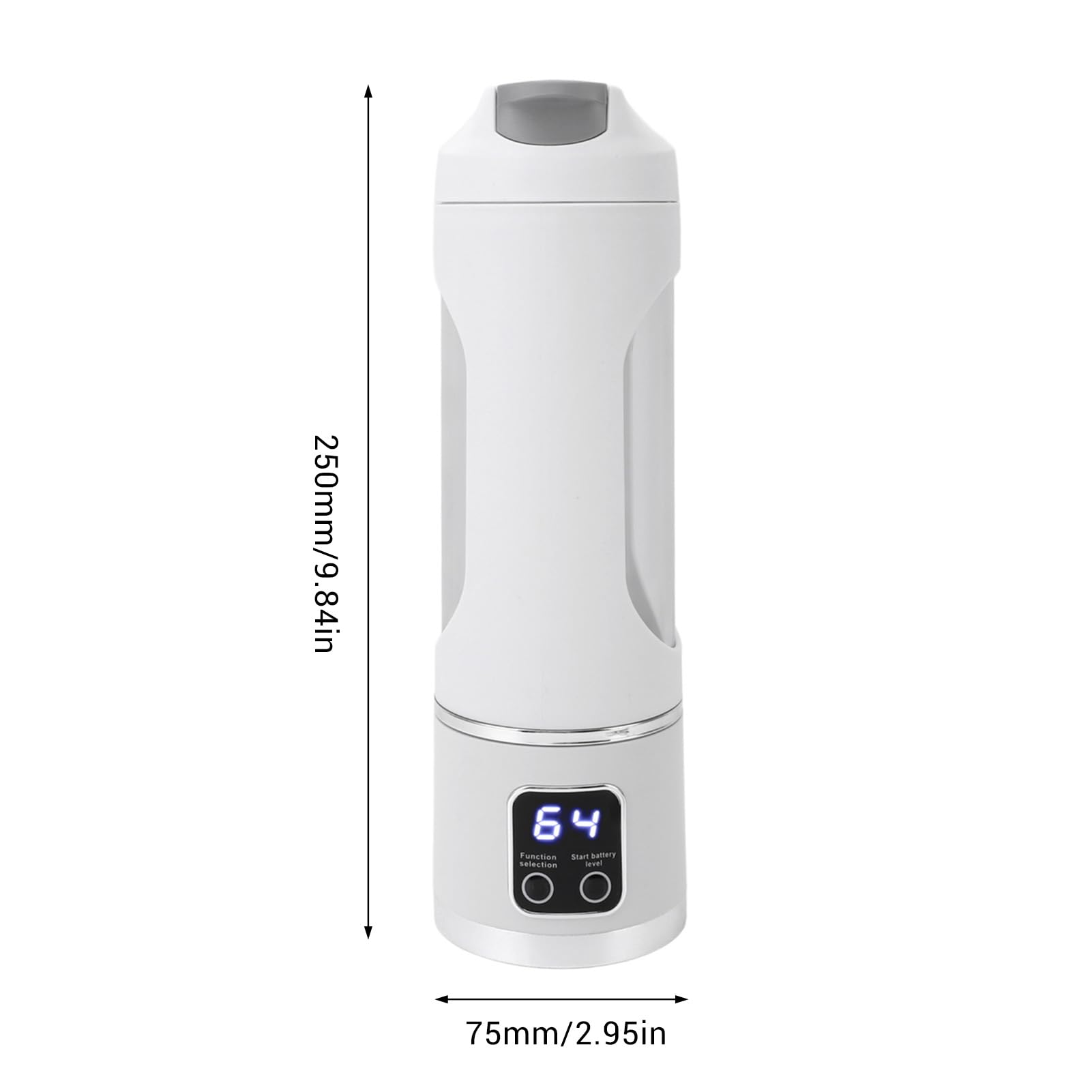 Portable Juicer Cup, Blender multi-fonctions, 450 ml USB puissant puissant pour mélanges puissants Performance de voyage Electric Mini Blender for Home Kitchen Office