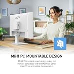 msi PRO MP273W E14A 27-inch IPS 1920 x 1080 (FHD) Gaming Office Monitor, 144Hz, Free-Synch, HDMI, DisplayPort, VGA Port, VESA Mountable, Tilt, Speaker, 4-Side Slim Bezel 1ms, White - Image 4