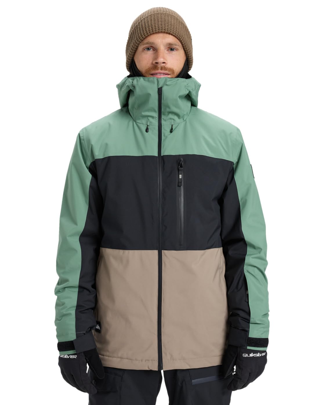 Quiksilver Snow Jacket Sycamore Block 20K Jacket Men's Green S